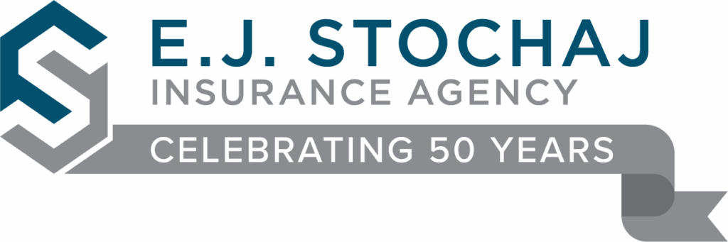E.J. Stochaj Insurance Agency, Inc. 50th Anniversary Logo