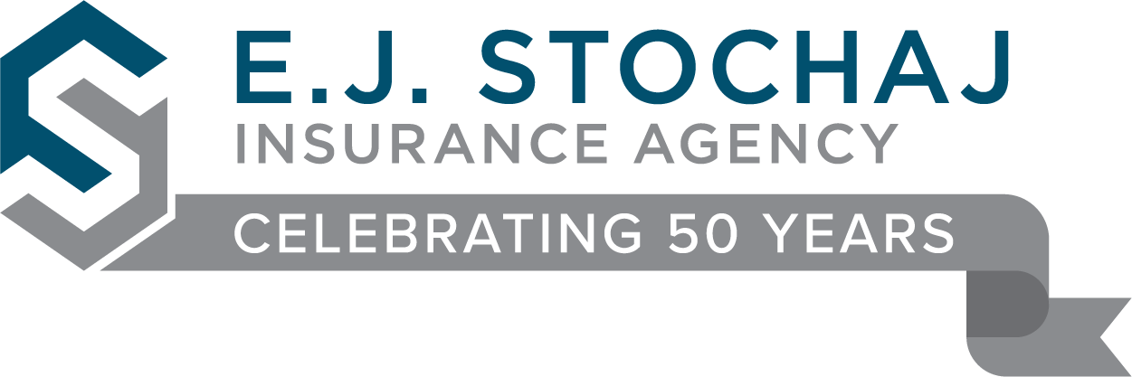 E.J. Stochaj Insurance Agency, Inc. 50th Anniversary Logo